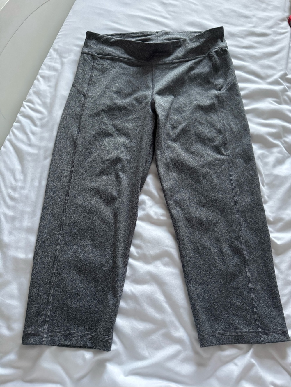 Gray Active Capri Leggings